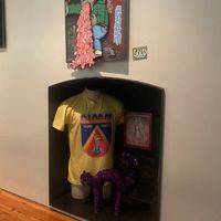 Interior with Cool Art and Decor  at nami Vegan Sweets in Phoenix