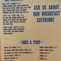 Breakfast Menu  at nami Vegan Sweets in Phoenix