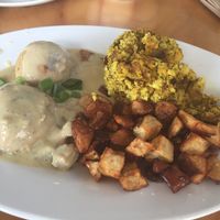 Biscuits and gravy - very flavorful and filling! at nami Vegan Sweets in Phoenix
