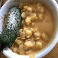 Grits (hominy in spicy lemon sauce) at nami Vegan Sweets in Phoenix