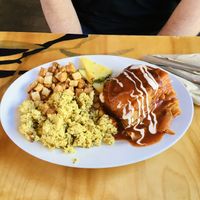 Sunday Brunch Chilaquiles  at nami Vegan Sweets in Phoenix