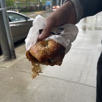 The Vegan East Coaster  at AM Bagel in Toronto