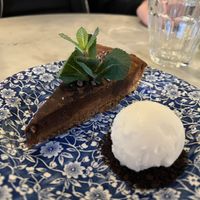 Chocolate & Salted Caramel Tart  at Bill's - Baker St in London