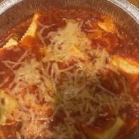 Organic butternut squash ravioli   at Vertoris Pizza House in Bradenton