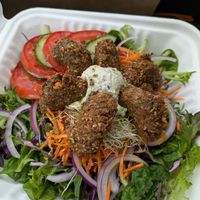 Falafel salad at Calactus Cafe in Moncton