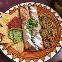 Enchiladas with tofu cream at Calactus Cafe in Moncton