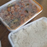 Take out boxes at Mae Thai in Solna