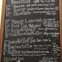 Drink menu May 2022 (subject to change)  at The Humble Peach in Amherst