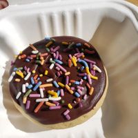 Small sprinkle donut at The Humble Peach in Amherst