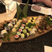 Vegan sushi platter  at Baushi in Carvoeiro