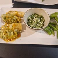 Starter to share - edamame was already in my belly at Baushi in Carvoeiro