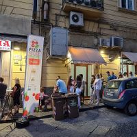 Queue outside at Pizzeria da Michele in Naples