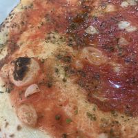 vegan pizza  at Pizzeria da Michele in Naples