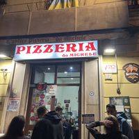   at Pizzeria da Michele in Naples