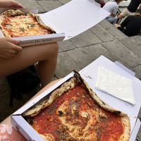 Marinara and margarita   at Pizzeria da Michele in Naples