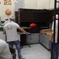 Pizza ovens  at Pizzeria da Michele in Naples