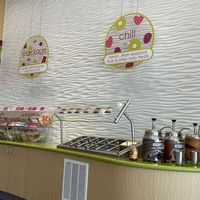 Toppings bar  at Menchie's Frozen Yogurt in Tyler