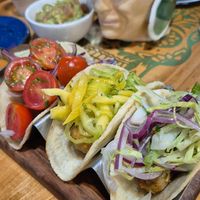 Tacofish (tacos de tofu) at Taquería La Mexicana in Vina Del Mar