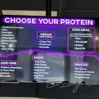 Proteins  at La Baguette in Palm Desert
