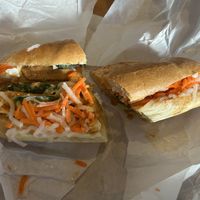 Bahn Mi w Crispy Tofu  at La Baguette in Palm Desert