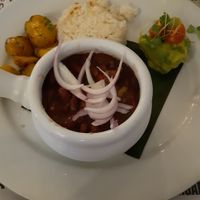 Frijolada veggie at La Mulata in Cartagena
