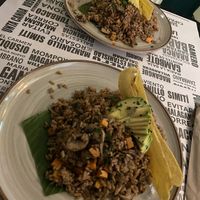 Arroz Wok Vegano  at La Mulata in Cartagena