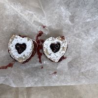 Mini Linzer Tart Cookies (i should have gotten the big ones)  at Laughing V in New York City