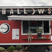 Food cart  at Hallows Pizza in St Helens