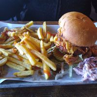 Vegan Heisenburger at The Hideout Cafe Kitchen & Bar in Scarborough