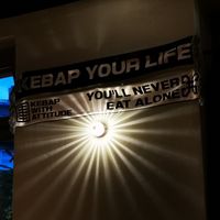 Slogan :) at Kebap with Attitude in Berlin