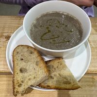 Mushroom soup   at Host in Birkenhead
