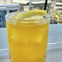 Refreshing cocktail with the Parthenon in the background!  at Roof Garden in Athens