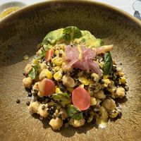 Quinoa saladd  at Roof Garden in Athens