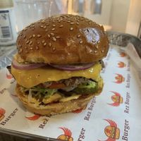 Vegan #2 with jalapeño   at Rez Burger  in Mckinney