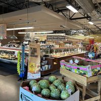 Their delicatessen is fairly large  at New Earth Market in Yuba City