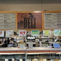 Check out the menu.  A vegan item!  Oh, somebody didn’t appreciate his photo taken...  at New Earth Market in Yuba City