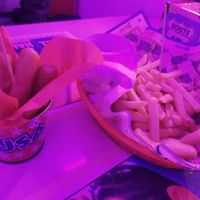 Fried food (the left one are fried mozzarella) at PinUp Pub in Volpago Del Montello