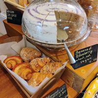 Came away with cake (£4), and a raspberry croissant (£2) today; they had vegan sausage roll (£2.50), and choc flapjack (£3.50), too :-) at Severndroog Castle Tea Room in South East London