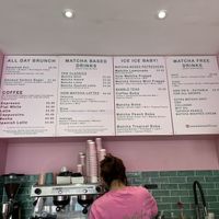 Menu  at How Matcha! in London