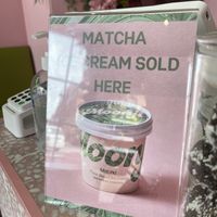 Vegan matcha ice cream   at How Matcha! in London