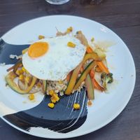 Nasi Goreng at Pura Vida in Alcossebre