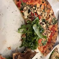 Veggie pizza at Brick Pizzeria Napoletana in North Dartmouth