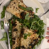 Arugula salad at Brick Pizzeria Napoletana in North Dartmouth