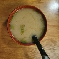 Vegan miso soup at Sushi Spot in Arcata