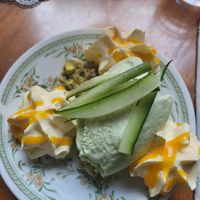 Wasabi ice cream at Ostara Bar in Oslo