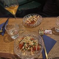 Watermelon tartare  at Ostara Bar in Oslo