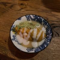 Sweet potato sorbet  at Ostara Bar in Oslo