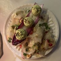 Fennel salad from the Christmas menu  at Ostara Bar in Oslo