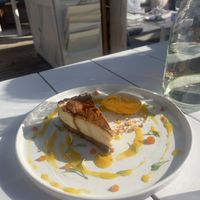 Mango cheesecake  at The Hut in Freshwater