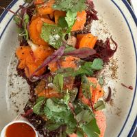 Veggie toast - Roll up your sleeves cuz beet juice  at B-Side Foods in Seattle